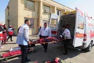 برگزاری مانور اطفاء حریق و تخلیه ایمن در آموزشگاه حضرت فاطمه زهرا (س) خنج